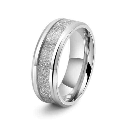 Mens Titanium Meteorite Design Wedding Band. Ring Size 6,7,8,9,10,11,12,13
